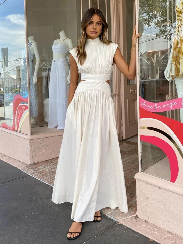 Levoire | Robe Maxi Avec Décolleté À La Taille Pour Femmes