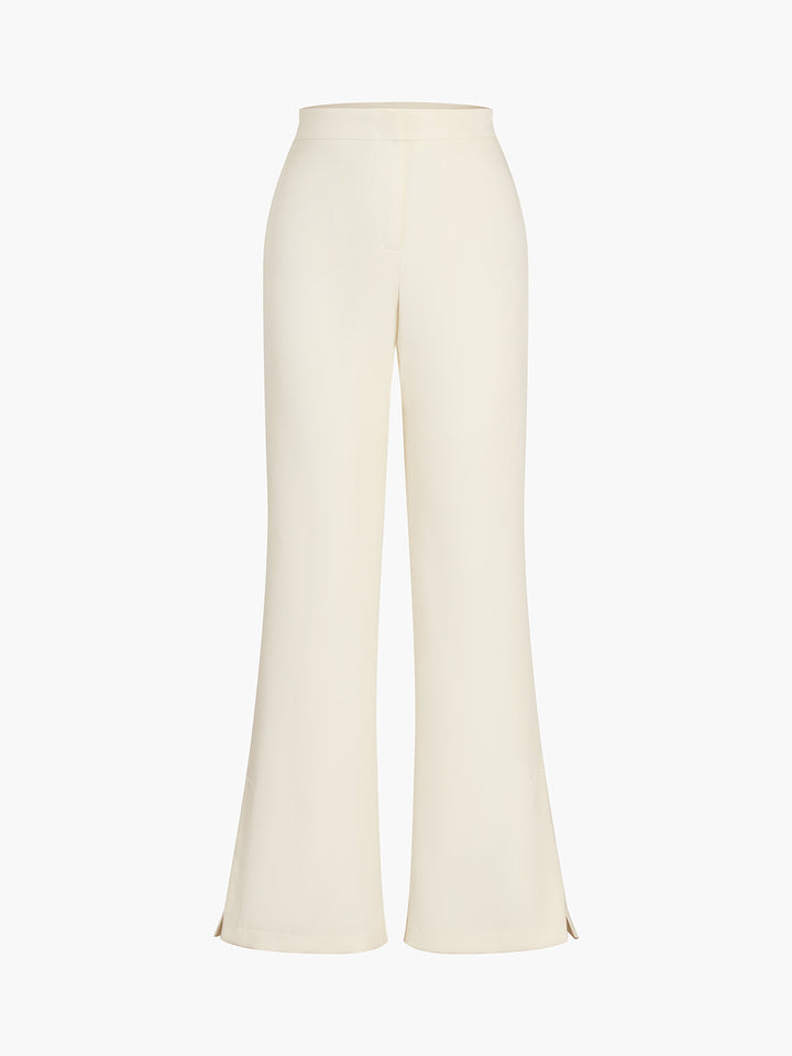 Levoire | Chemisier Uni Avec Pantalon Large