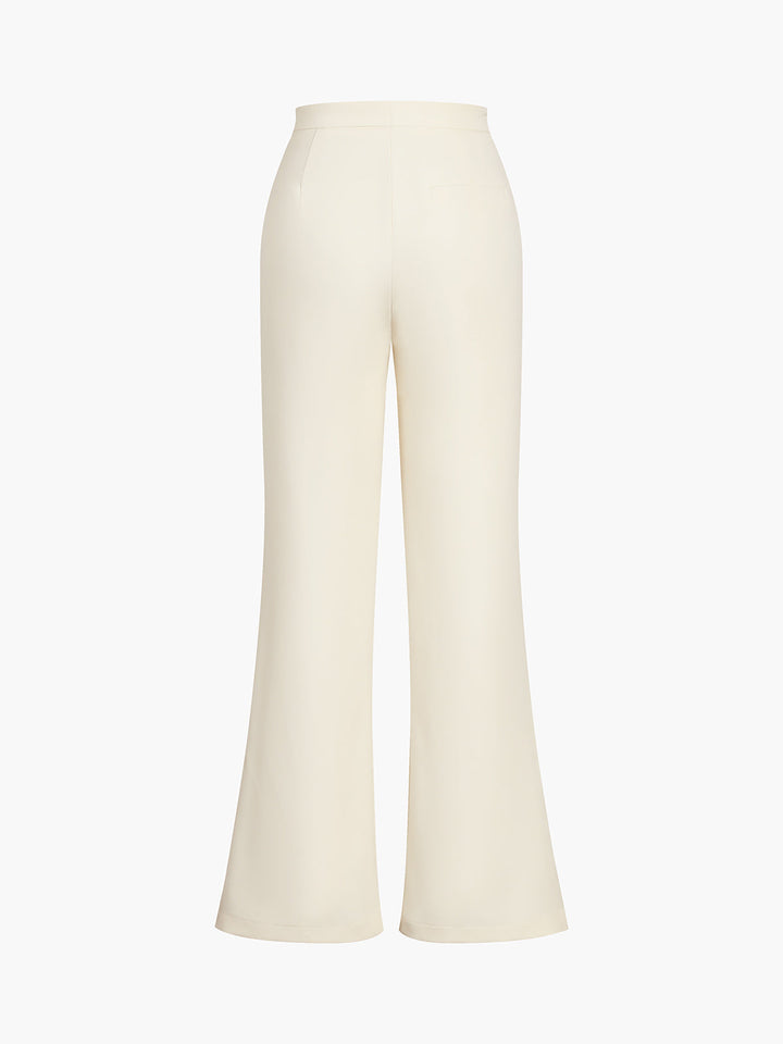 Levoire | Chemisier Uni Avec Pantalon Large