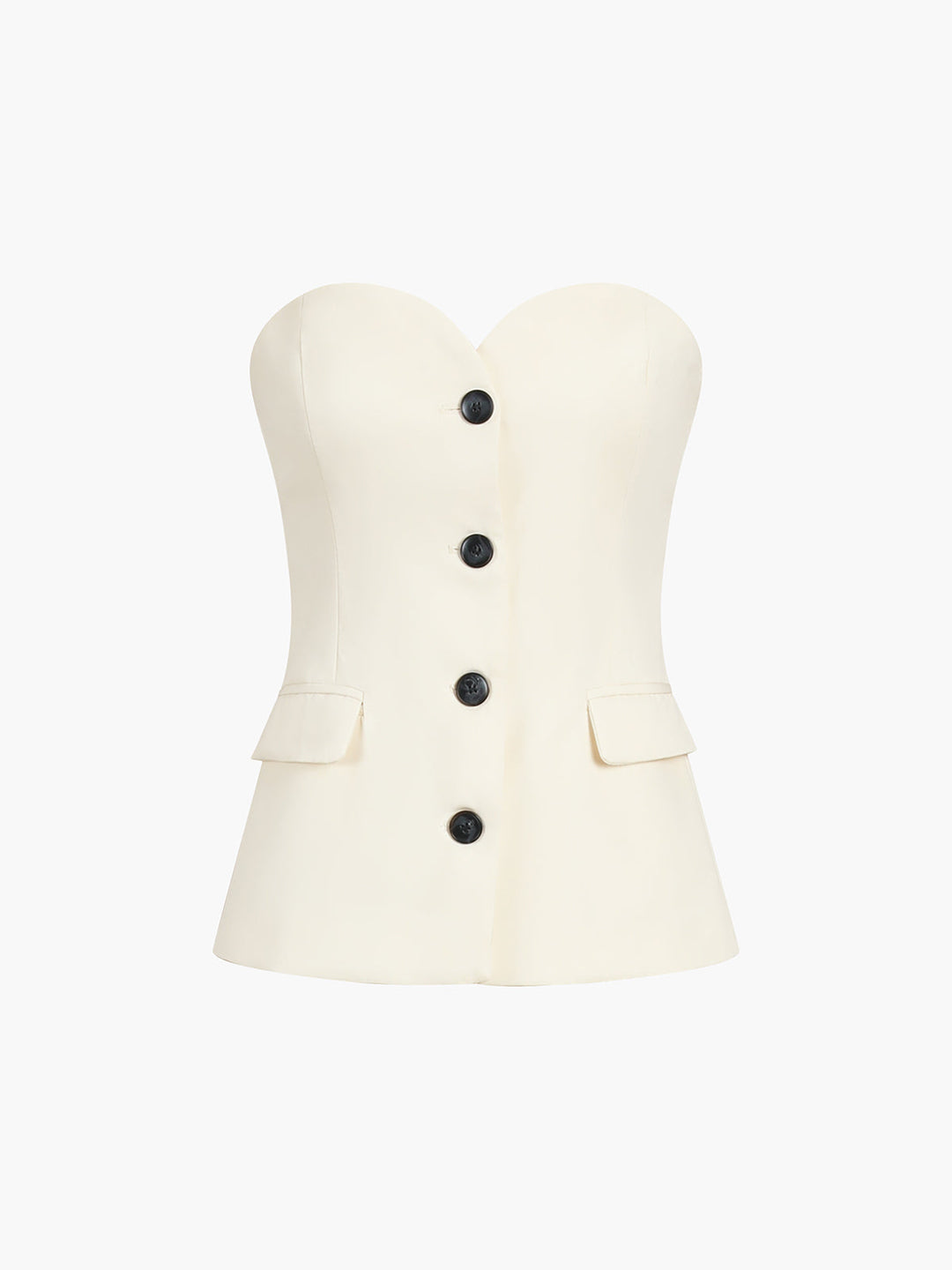 Levoire | Chemisier Uni Avec Pantalon Large