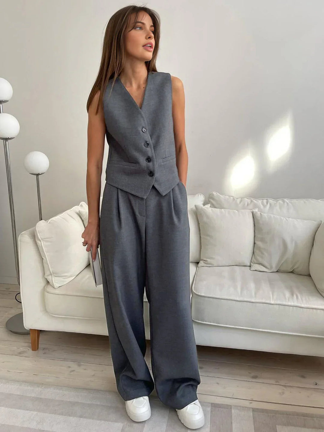Levoire | Élégant Gilet & Pantalons Costume Compatible