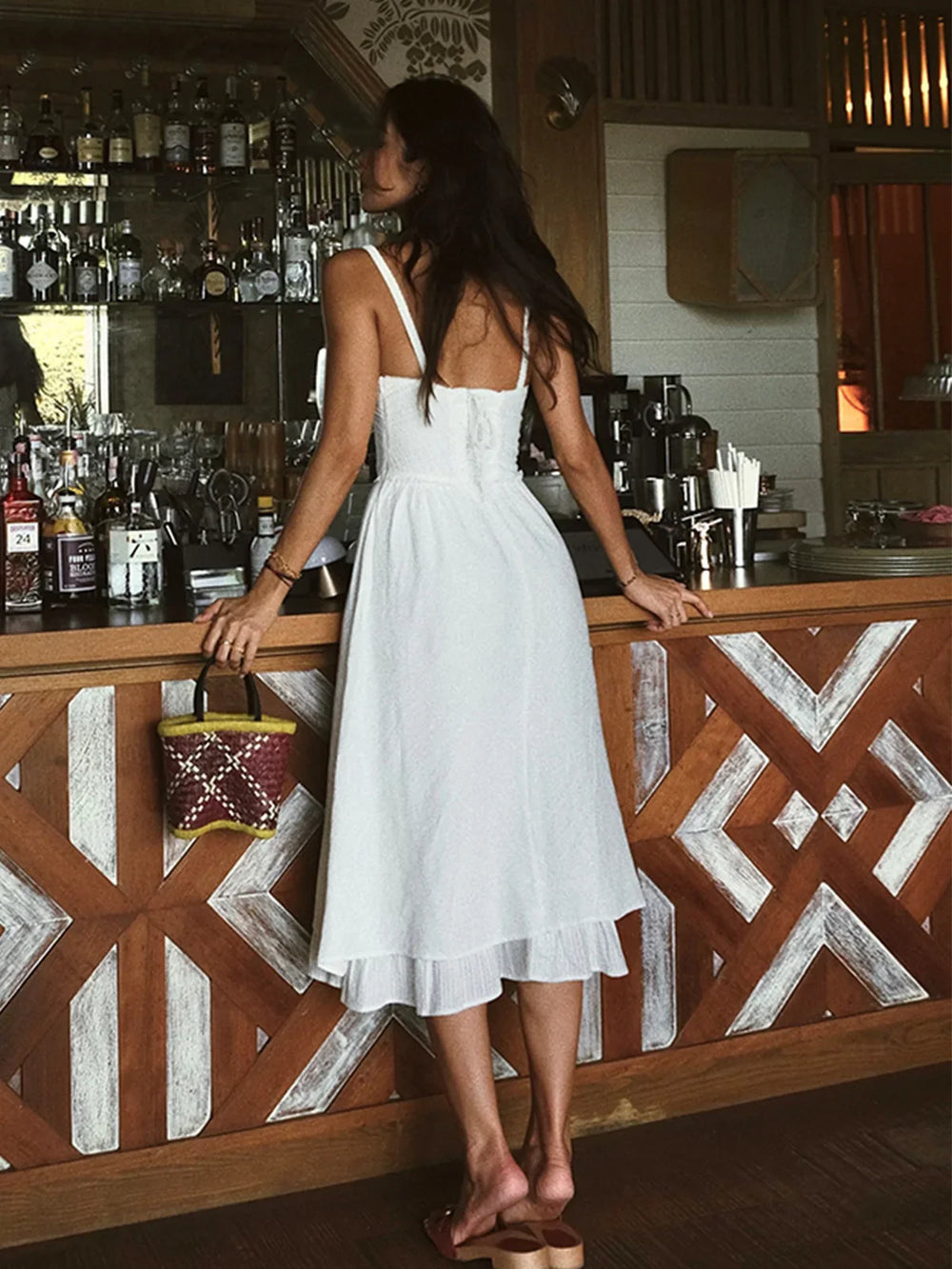 Levoire | Hem Cami Simple Midi Robe