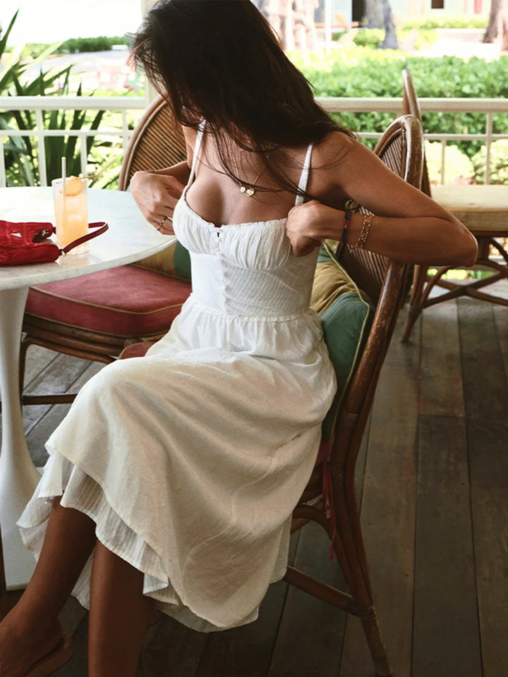 Levoire | Hem Cami Simple Midi Robe