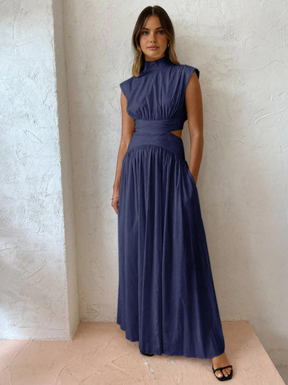 Levoire | Robe Maxi Avec Décolleté À La Taille Pour Femmes La flotte