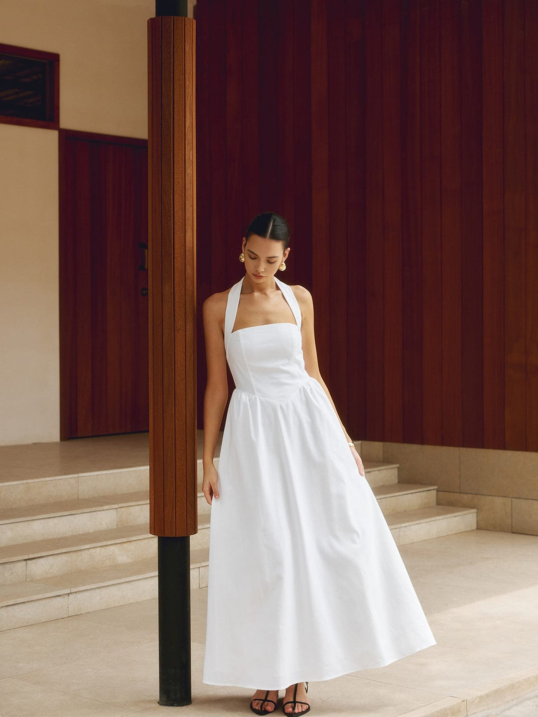 Levoire | Robe Maxi Pour Femmes Tenue D'Été Lumineuse Sans Bretelles