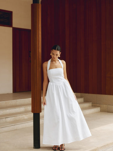 Levoire | Robe Maxi Pour Femmes Tenue D'Été Lumineuse Sans Bretelles