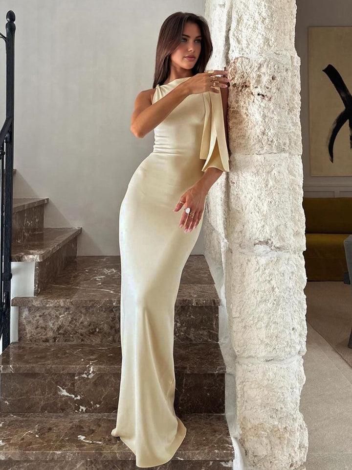 Levoire | Robe De Soirée Sans Manches À Col Rond