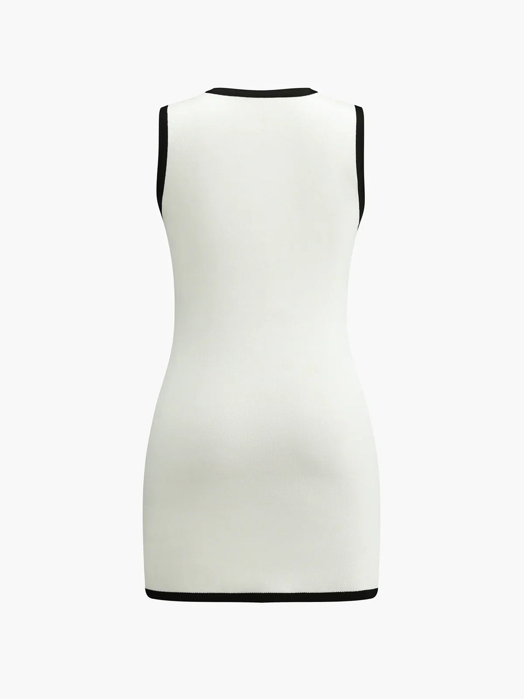Levoire | Bouton De Poche Robe Pull Sans Manches Courte