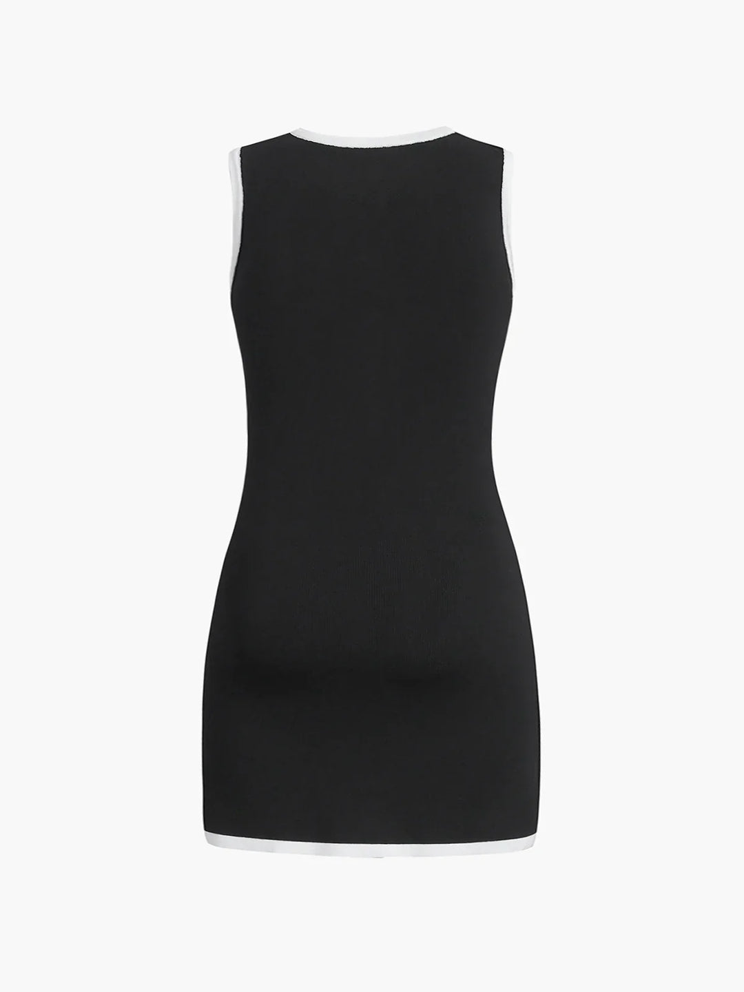 Levoire | Bouton De Poche Robe Pull Sans Manches Courte