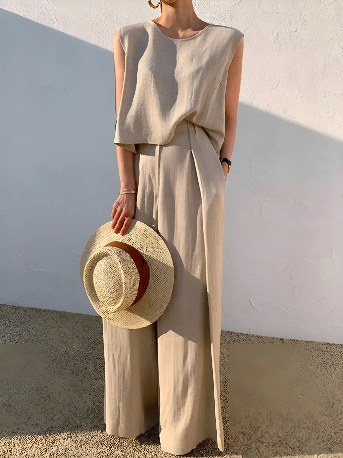 Levoire | Blends Rentopants Associational Beige