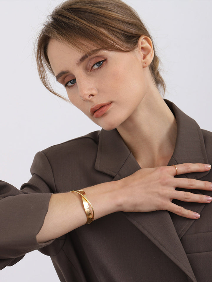 Levoire | Bracelet Simple Littee En Or