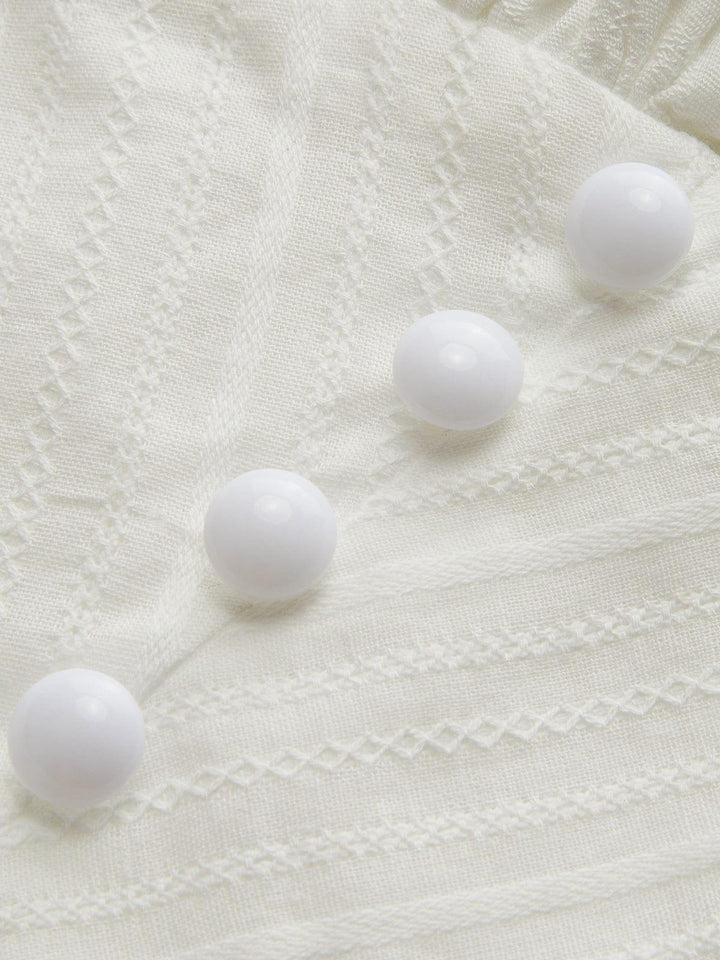 Levoire | Robe Midi Romantique Avec Volants Et Ourlet Pour Femmes
