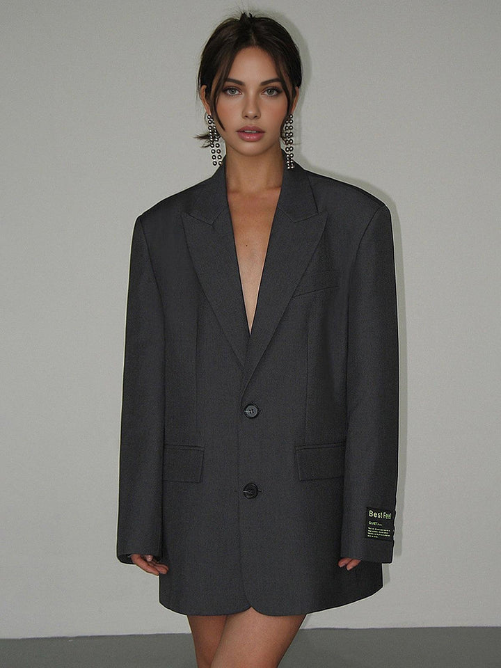 Levoire | Blazer Classique à Col et Boutons