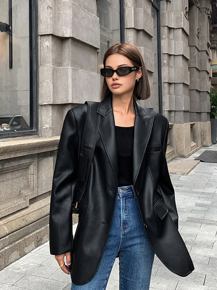 Levoire | Blazer En Cuir
