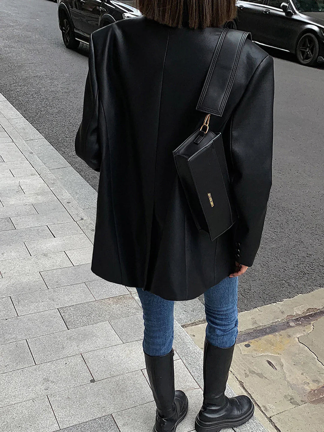 Levoire | Blazer En Cuir