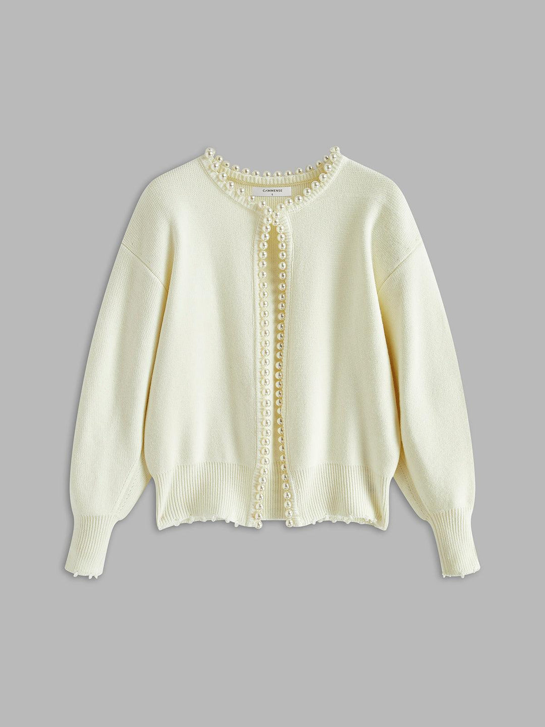 Levoire | Gilet Avec Détails Perlés Et Chemise Côtelée Pour Femmes