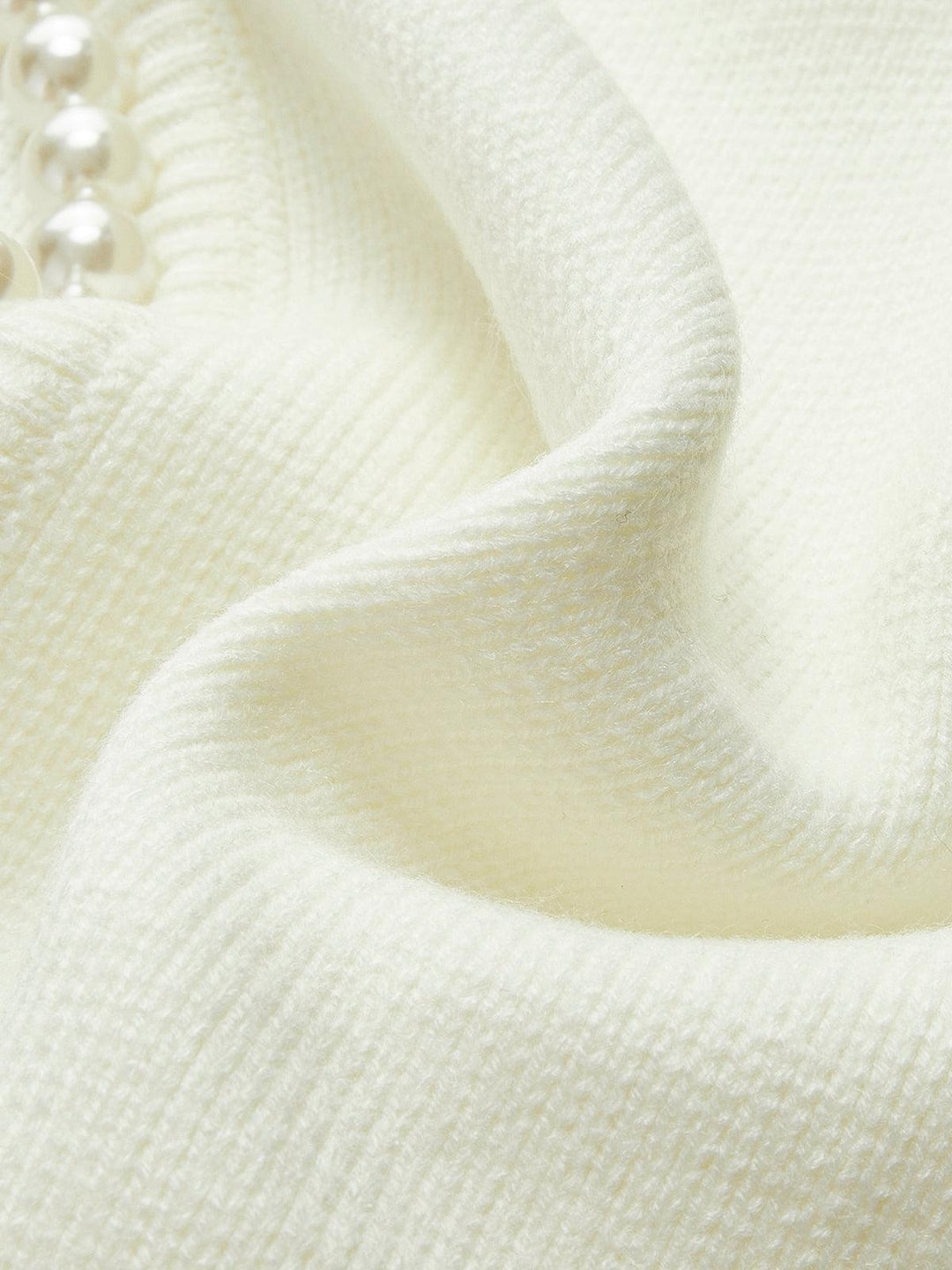 Levoire | Gilet Avec Détails Perlés Et Chemise Côtelée Pour Femmes