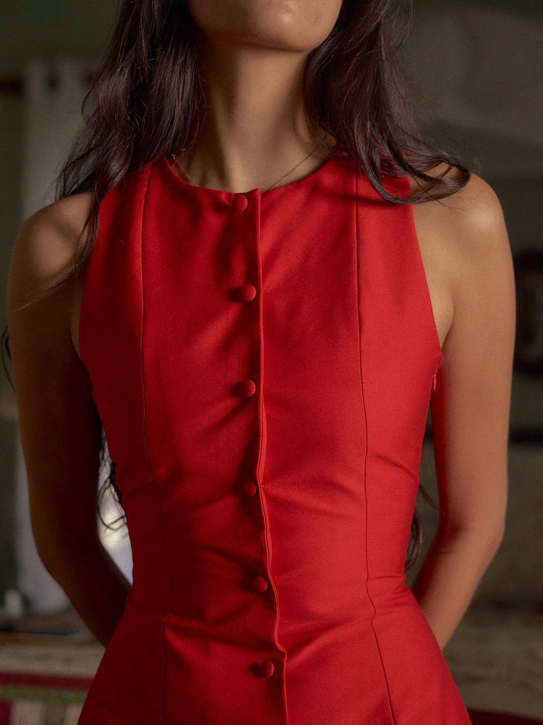 Levoire | Robe Minimale À Détails En Perles Pour Femmes