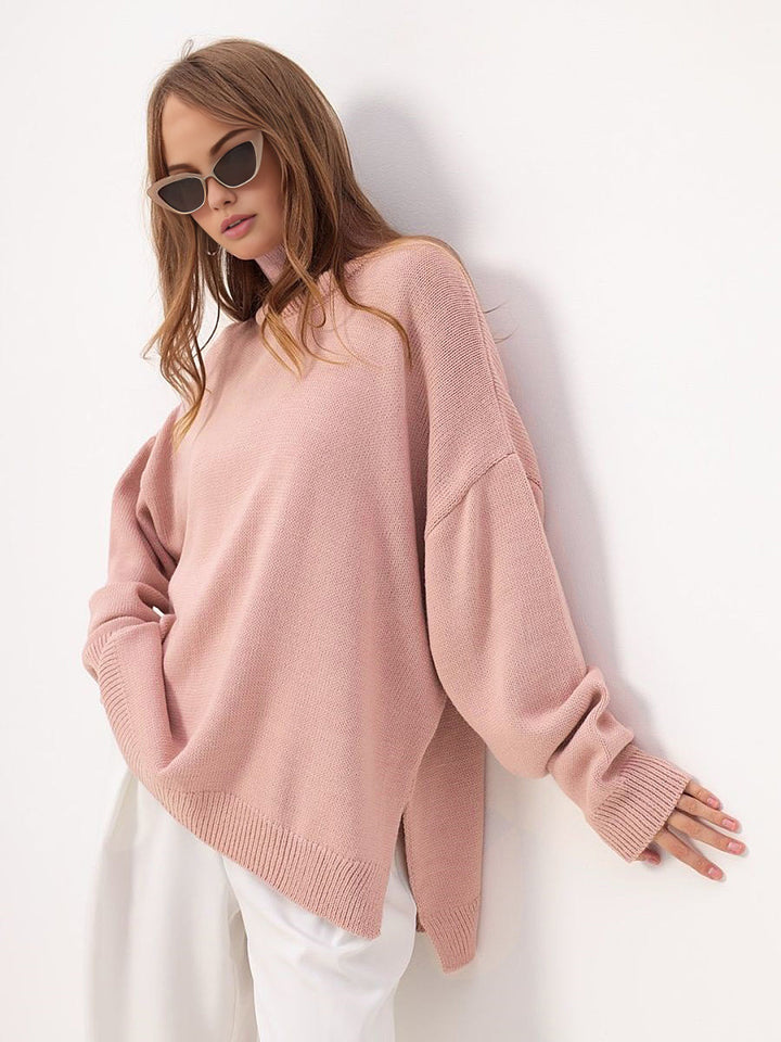 Levoire | Bergère Pull Col Roul Avec Fente