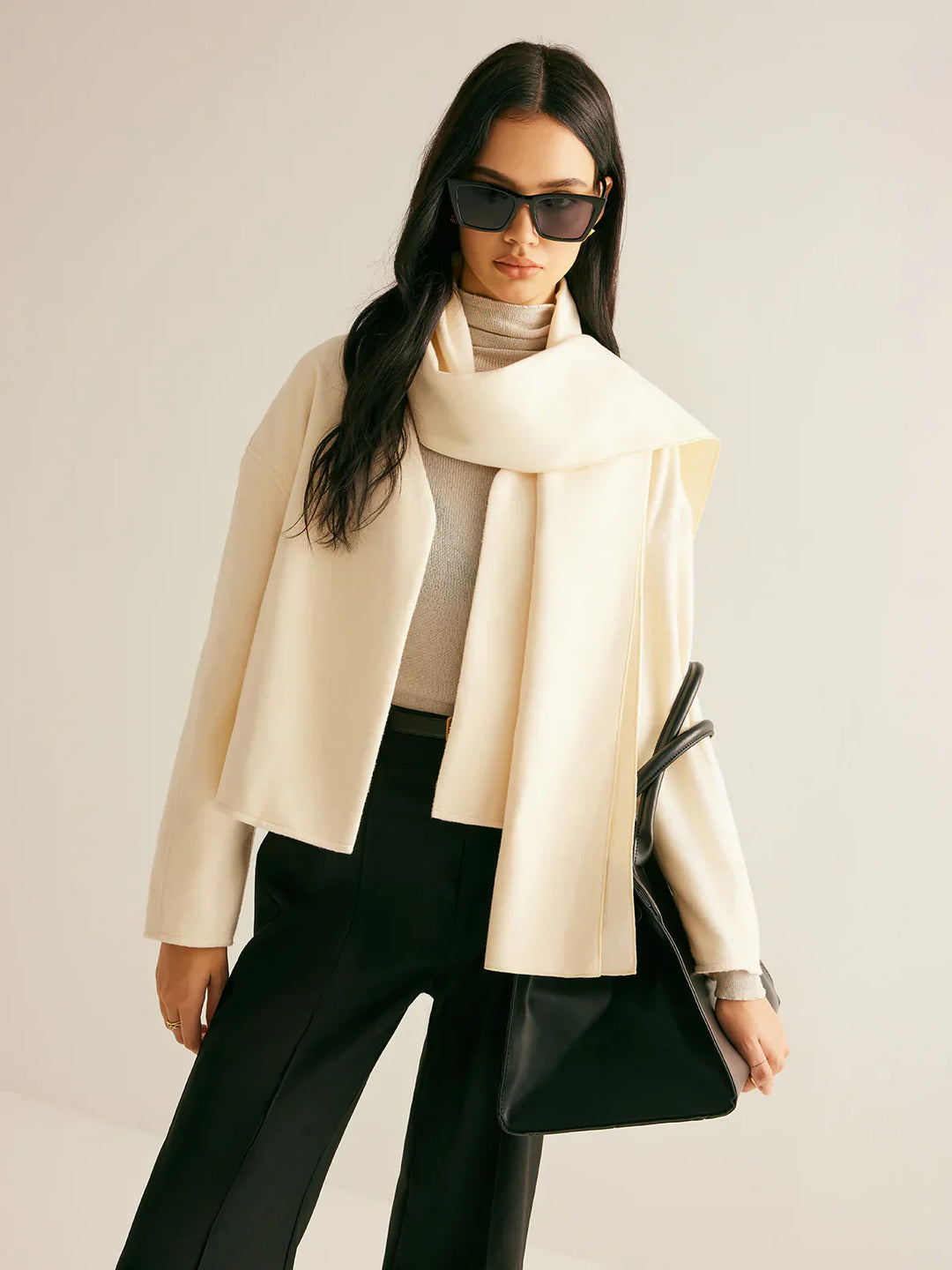 Levoire | Veste Courte Avec Foulard