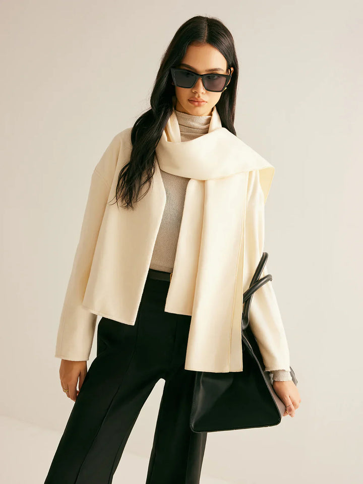 Levoire | Veste Courte Avec Foulard