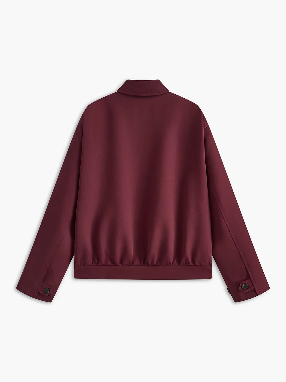 Levoire | Zip Inversé Veste Bordeaux