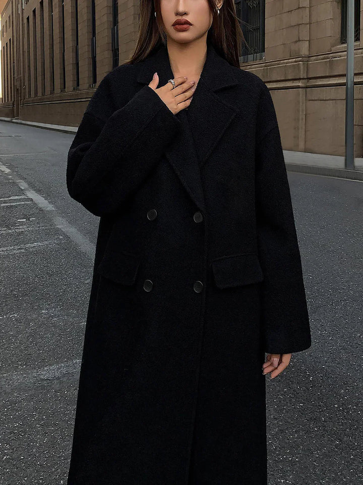 Levoire | Mélange Tweed Manteau Long