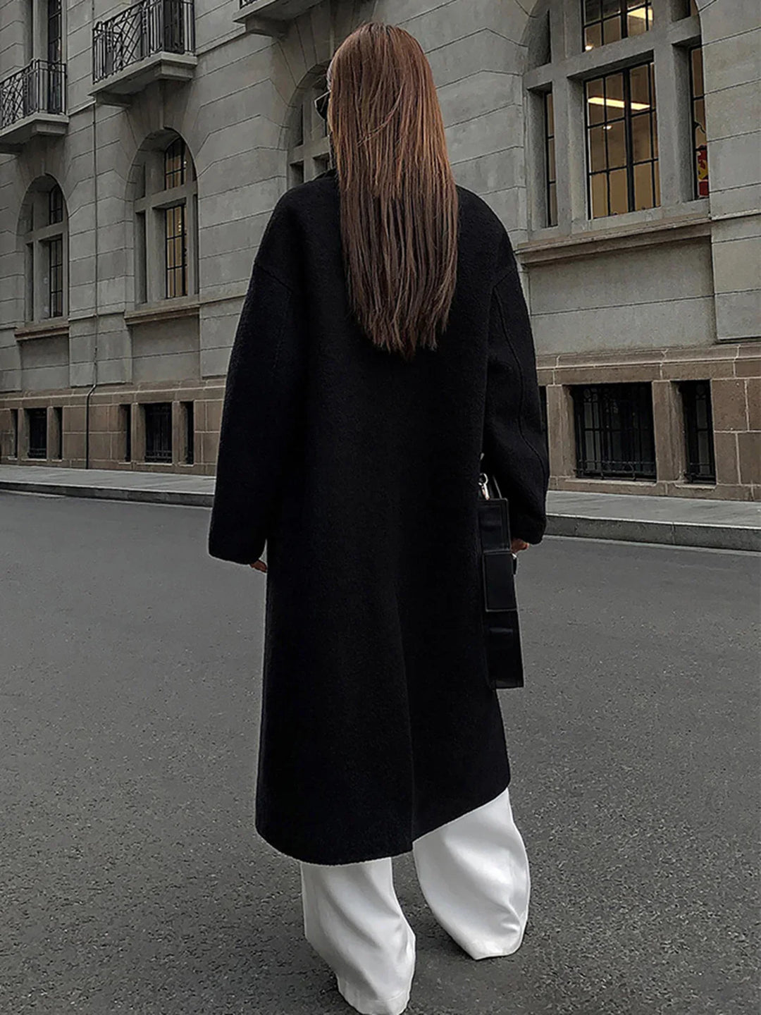 Levoire | Mélange Tweed Manteau Long