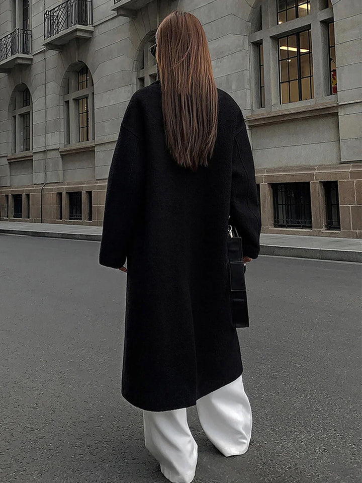 Levoire | Mélange Tweed Manteau Long