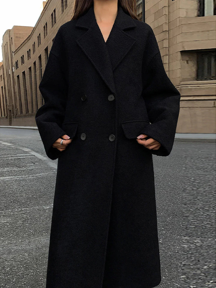 Levoire | Mélange Tweed Manteau Long