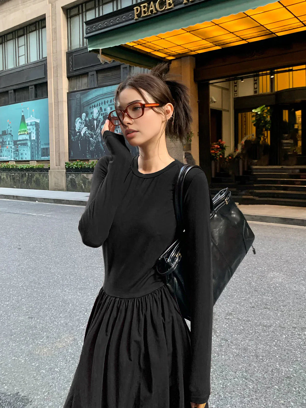 Levoire | Robe À Manches Longues Incurvées