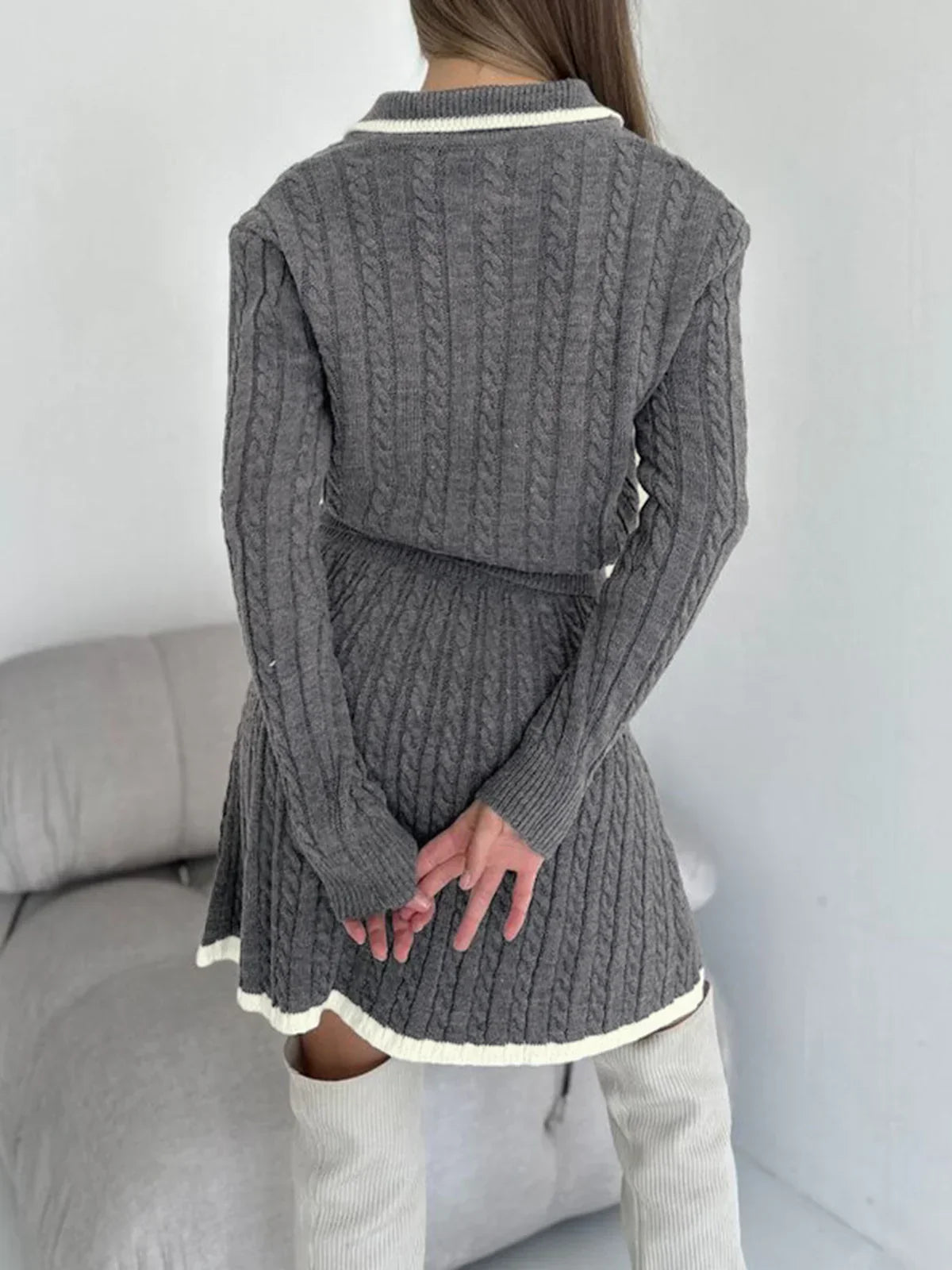 Levoire | Trim Capuche Jupe À Retournement-Set