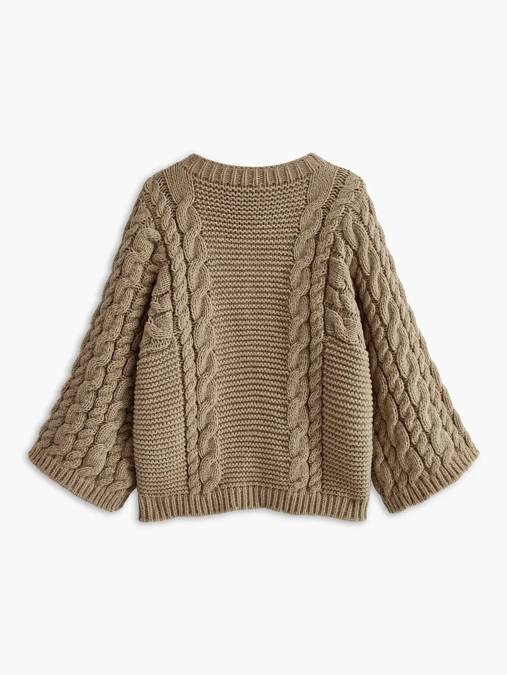 Levoire | Chemise À Col Rond Avec Motif En Torsade