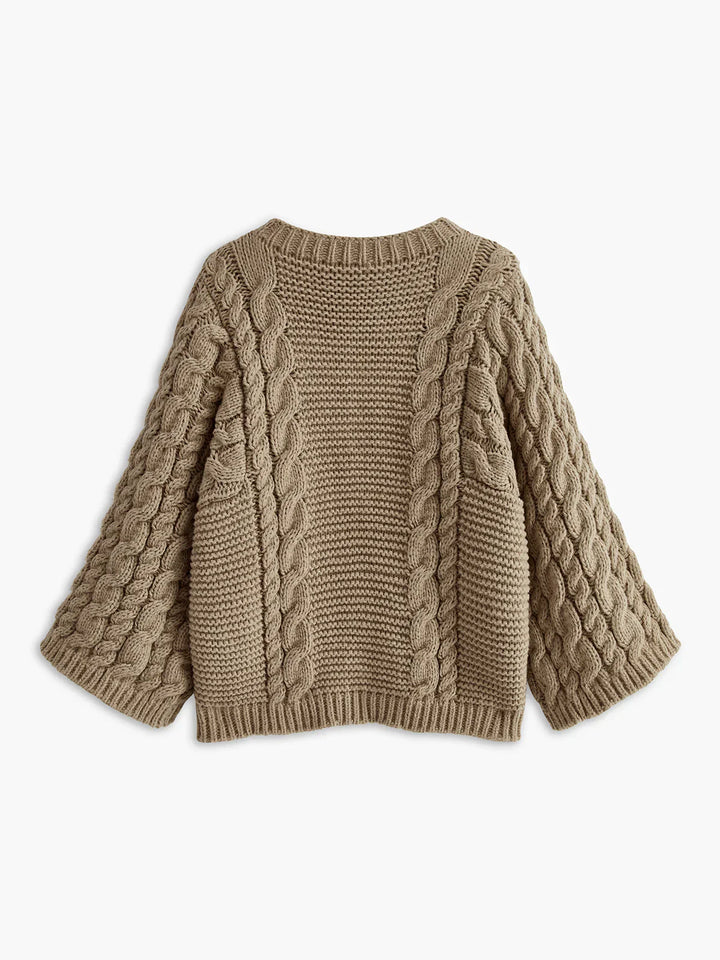 Levoire | Chemise À Col Rond Avec Motif En Torsade