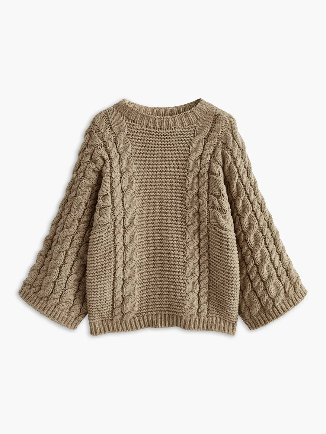 Levoire | Chemise À Col Rond Avec Motif En Torsade