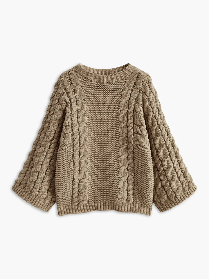 Levoire | Chemise À Col Rond Avec Motif En Torsade