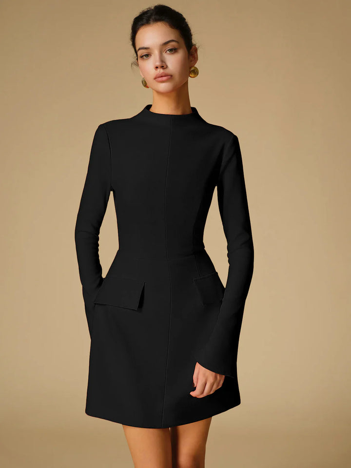 Levoire | Robe Col Montant NOIR