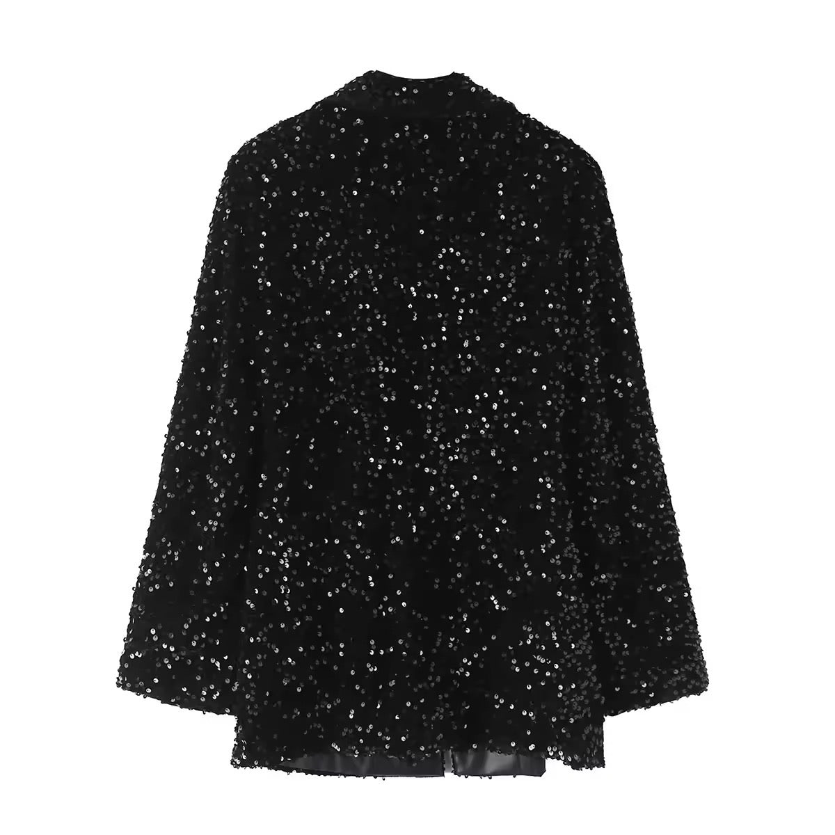 Levoire | Blazer Élégant À Paillettes Avec Ceinture