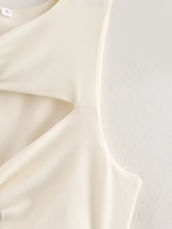 Levoire | Robe Midi Élégante À Découpe