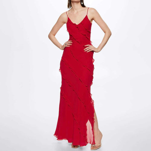 Levoire | Robe Longue Élégante Avec Volants