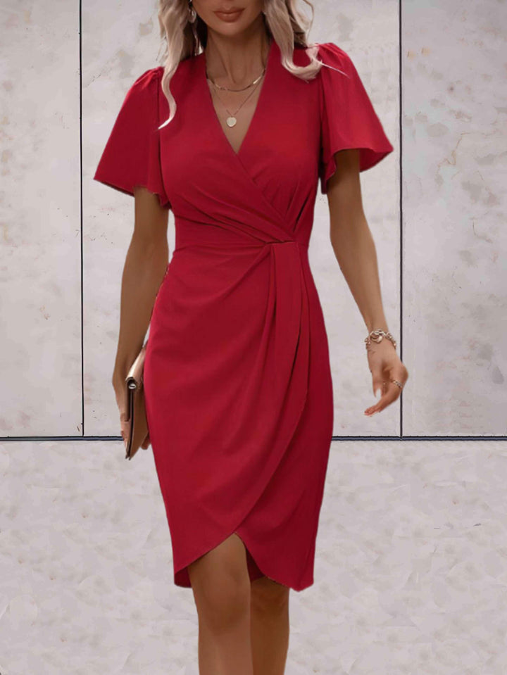 Levoire | Robe Ample À Manche Fluide rouge