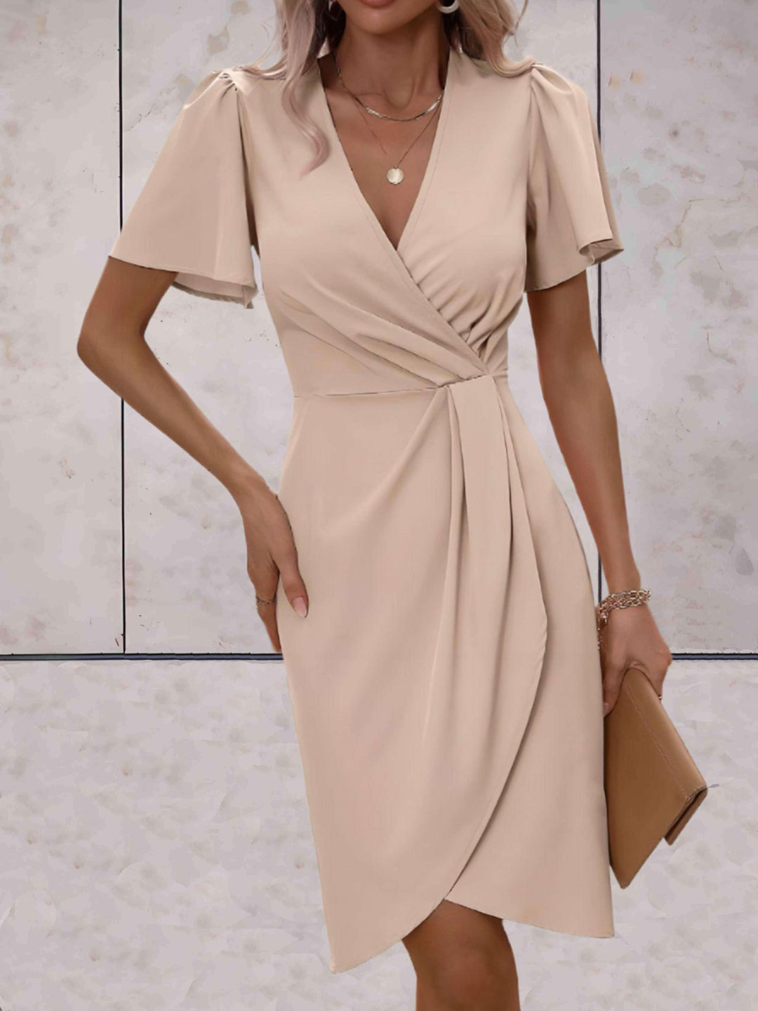 Levoire | Robe Portefeuille Classique Avec Décolleté En V