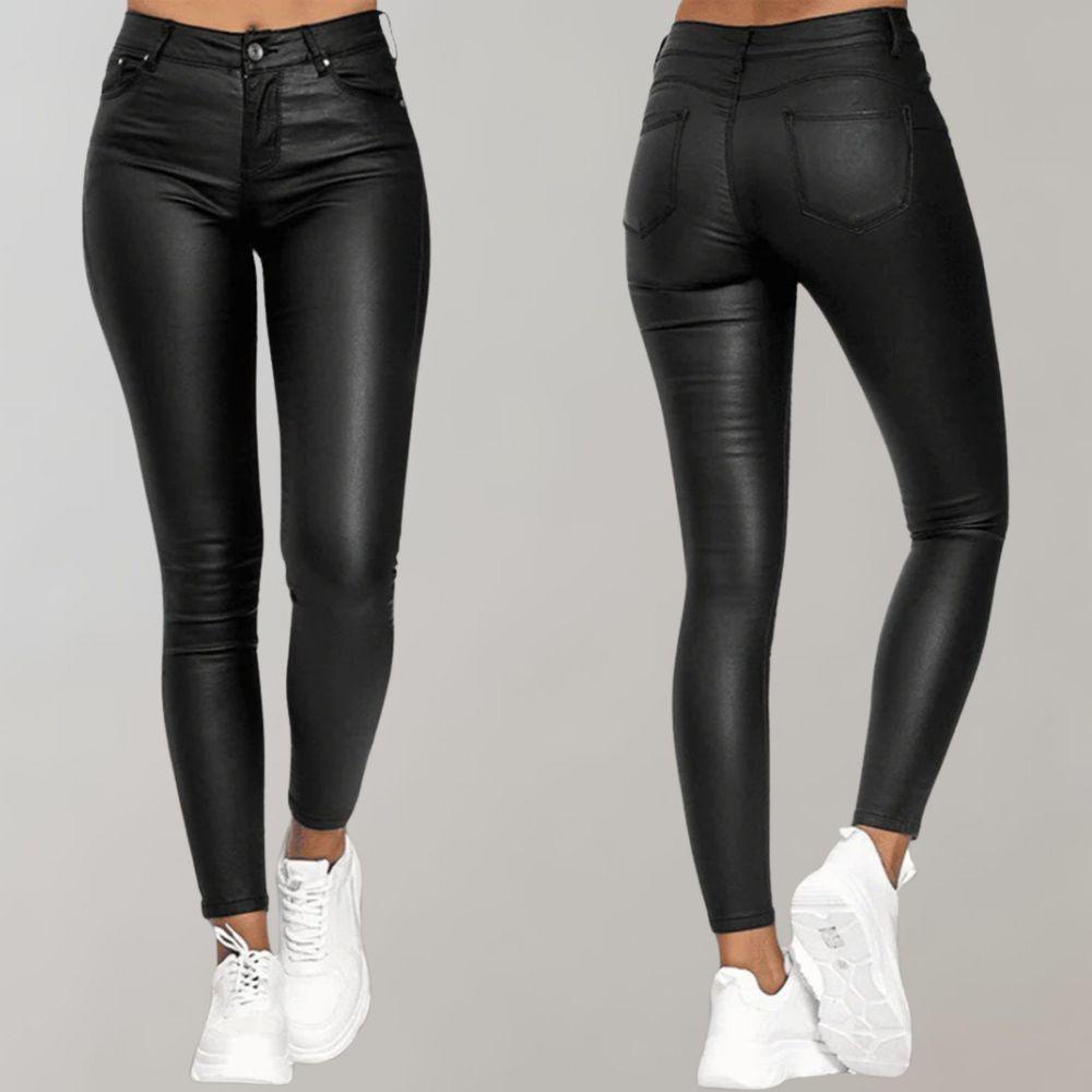 Levoire | Et Pantalons En Cuir Confortables Pour Femmes Noir