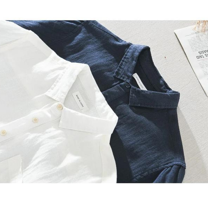 Levoire | Lavage Popover Respirant & Léger Luxe Coupe Slim Chemise