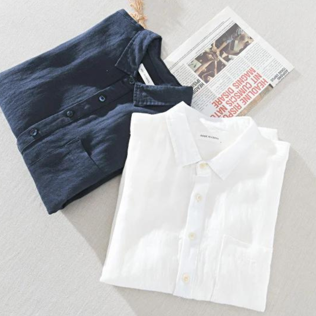 Levoire | Lavage Popover Respirant & Léger Luxe Coupe Slim Chemise