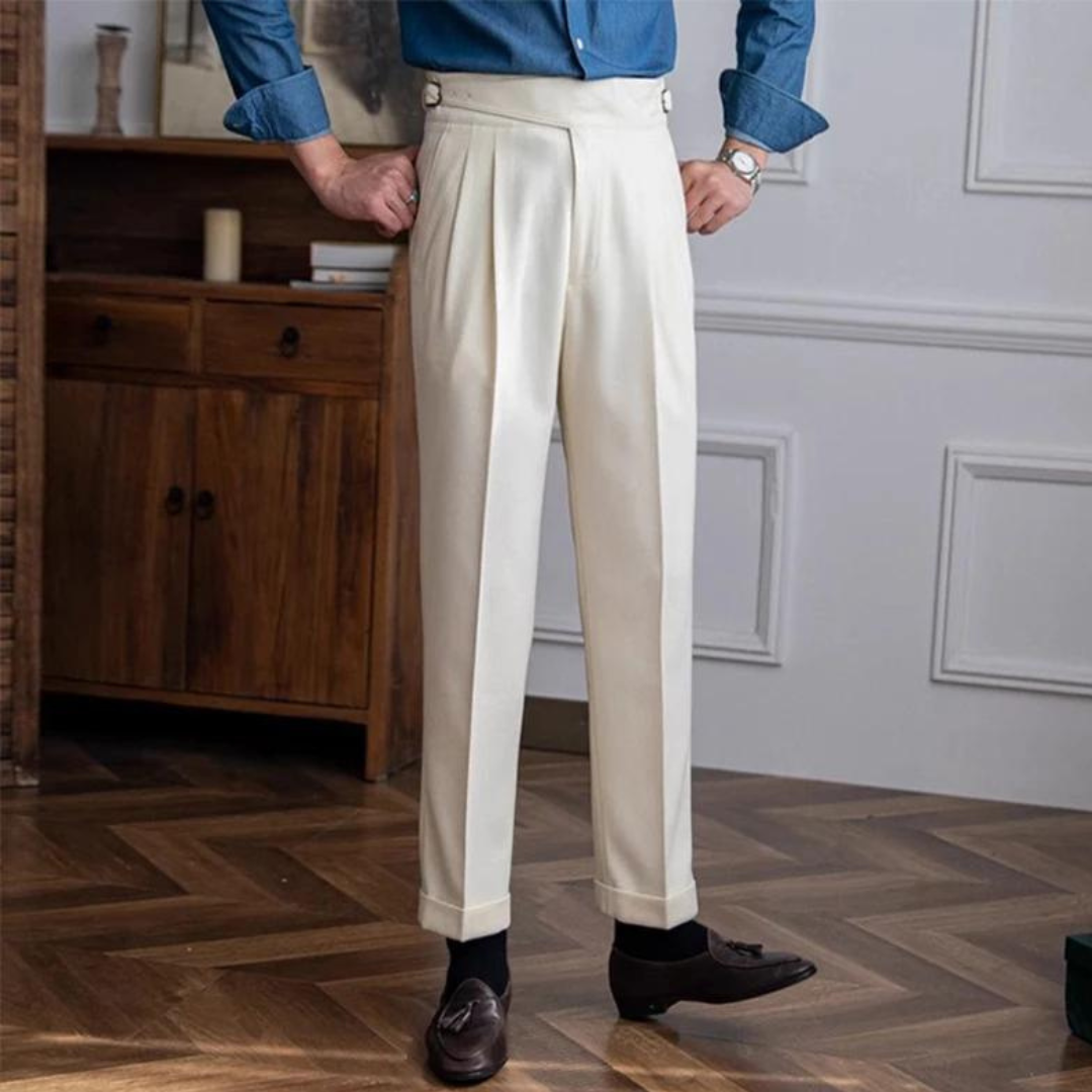 Levoire | Pantalon Faldattu Confortable Et Élégant Coupe Droite