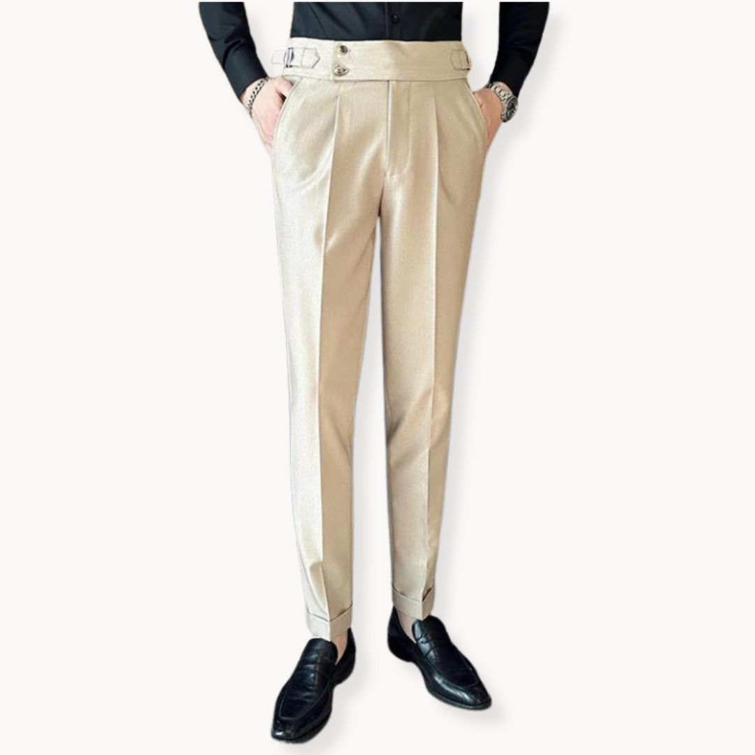 Levoire | Pantalons Ajustables Coupe Slim Et Design Polyvalent Kerma