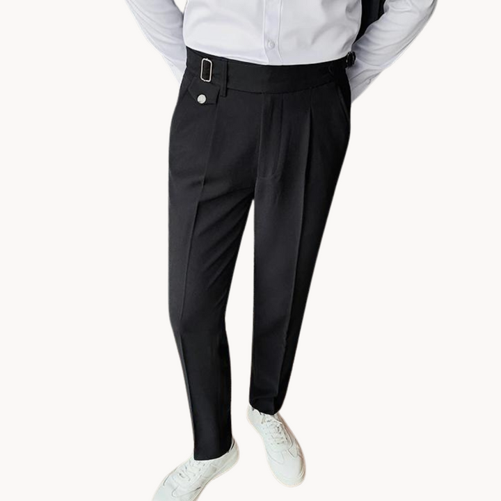Levoire | Pantalons Élégants Récolte De Vin Style Britannique Et Coupe Confortable