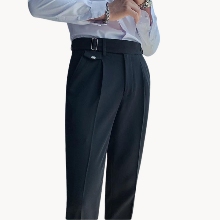 Levoire | Pantalons Élégants Récolte De Vin Style Britannique Et Coupe Confortable