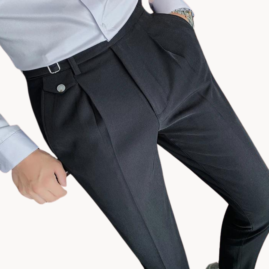 Levoire | Pantalons Élégants Récolte De Vin Style Britannique Et Coupe Confortable